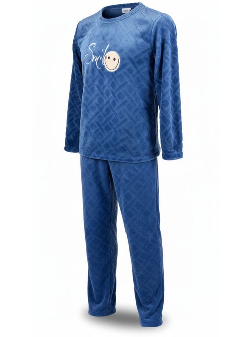Pijama Hombre Invierno Polar Suave SMILE - Kiabi