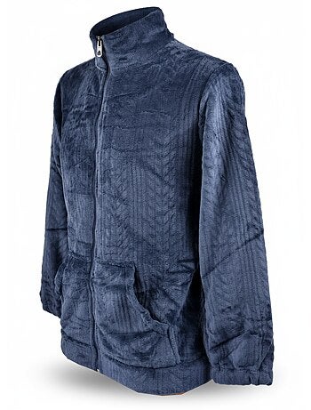 Pijama Hombre Invierno Polar Suave ZIP