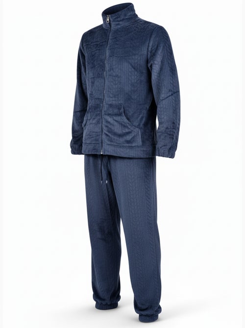 Pijama Hombre Invierno Polar Suave ZIP - Kiabi