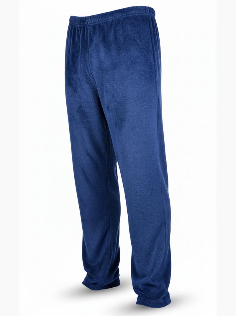 Pijama Hombre Invierno Polar ULTRA Suave Z2655 Azul marino - Kiabi