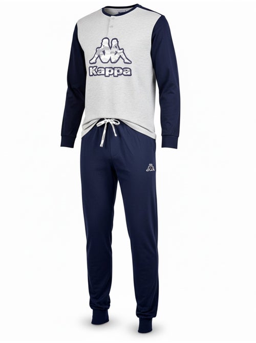 Pijama Hombre Largo Algodón KAPPA - Kiabi Pijama Hombre Largo Algodón KAPPA - Kiabi