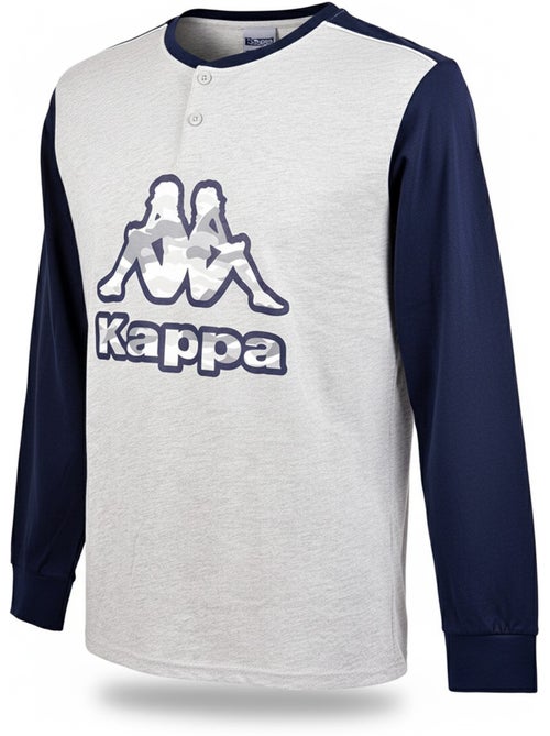 Pijama Hombre Largo Algodón KAPPA - Kiabi Pijama Hombre Largo Algodón KAPPA - Kiabi