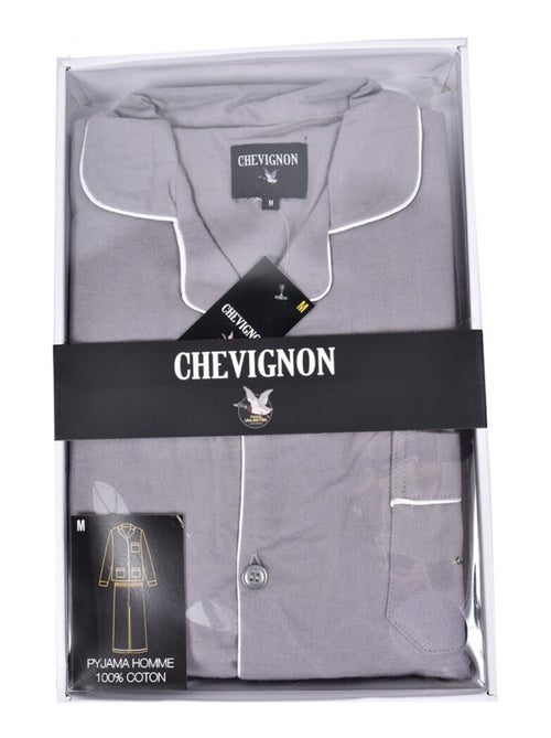 Pijama Hombre Largo CHEVIGNON Abotonado - Kiabi