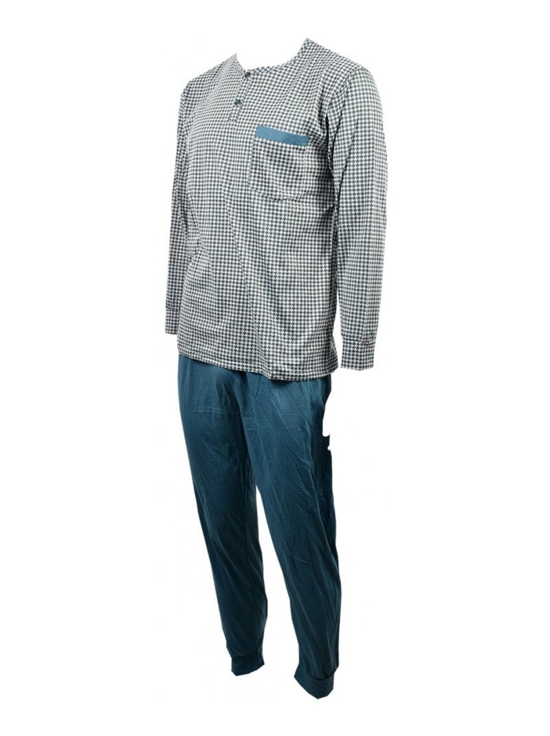 Pijama Hombre Largo Eco Verde vintage - Kiabi