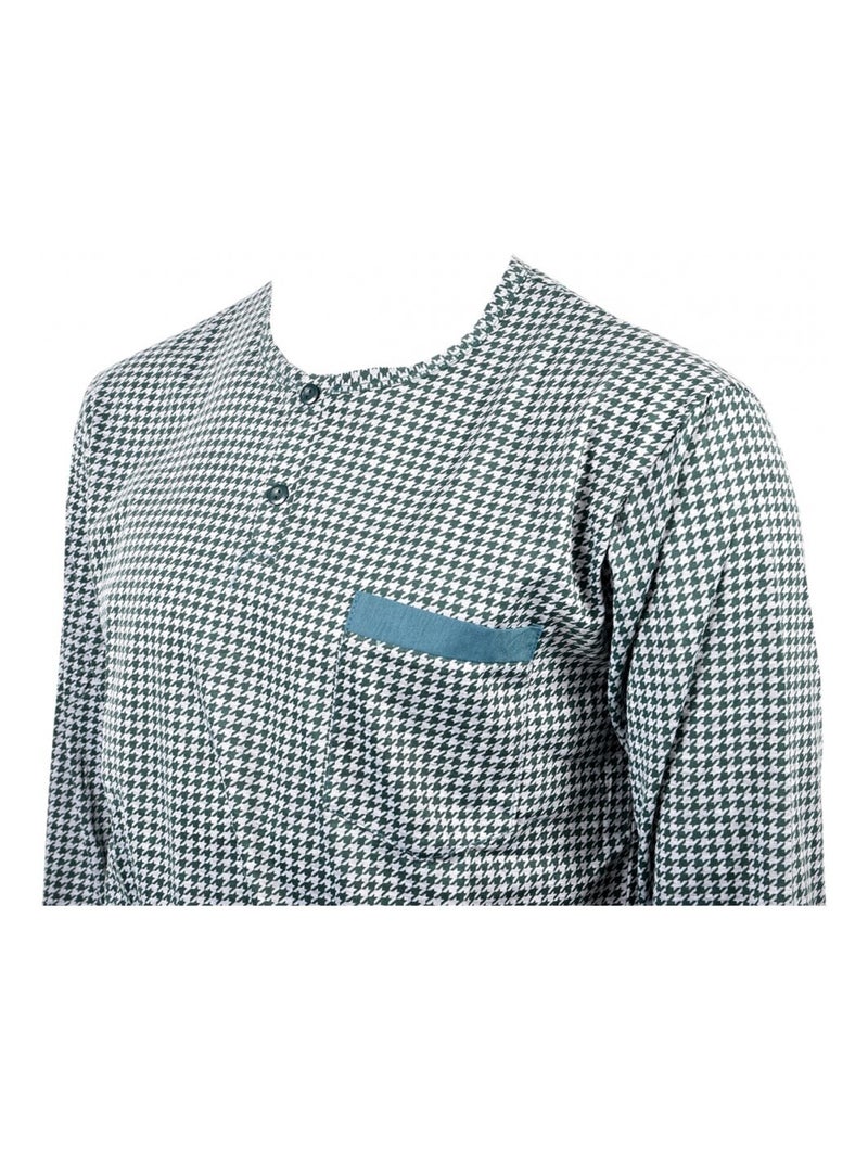 Pijama Hombre Largo Eco Verde vintage - Kiabi