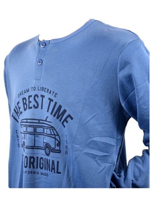 Pijama Hombre Largo SWEET SECRET - Kiabi