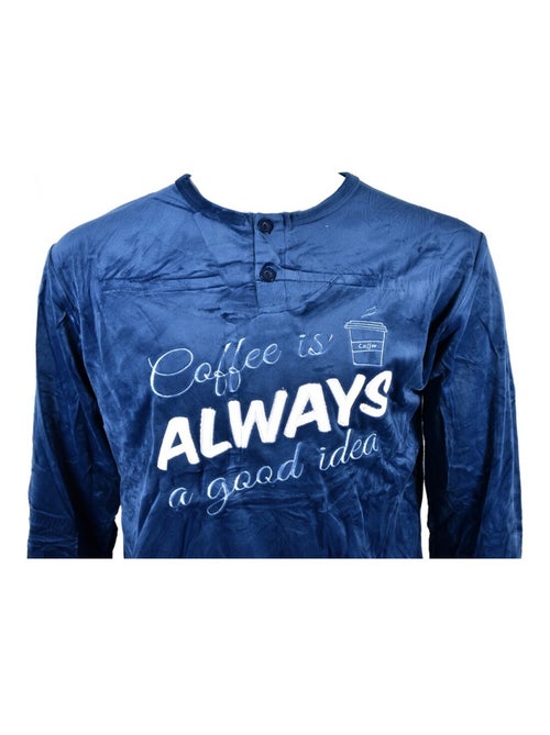 Pijama Hombre Largo SWEET SECRET - Kiabi