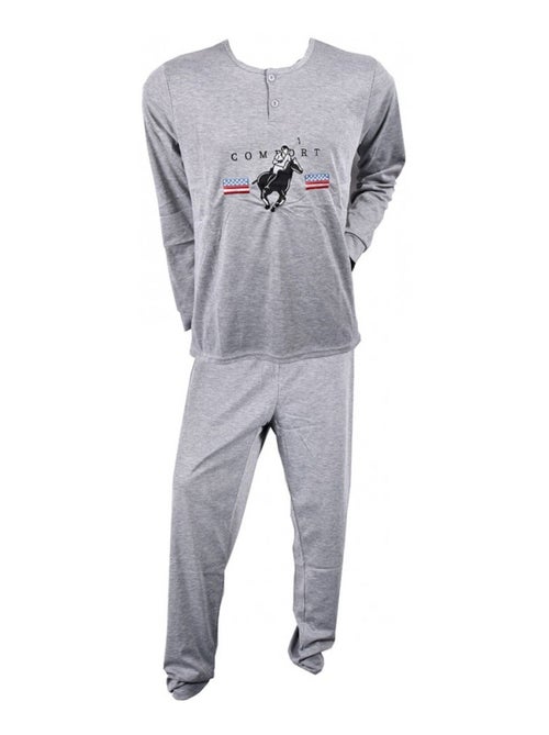 Pijama Hombre Largo SWEET SECRET - Kiabi