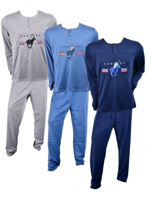 Pijama Hombre Largo SWEET SECRET - Kiabi