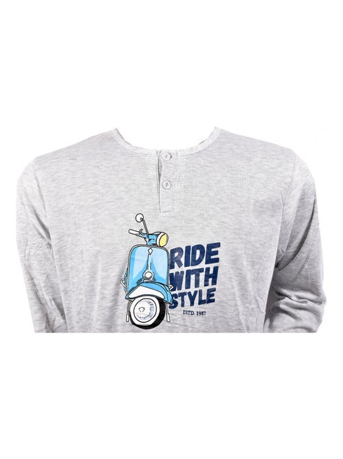 Pijama Hombre Largo SWEET SECRET - Kiabi