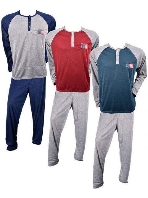 Pijama Hombre Largo SWEET SECRET - Kiabi