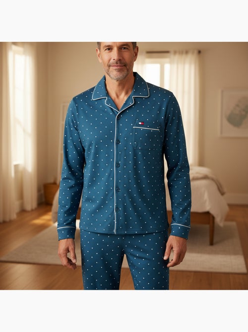 Pijama hombre polar abotonado lunares ozabi - Kiabi Pijama hombre polar abotonado lunares ozabi - Kiabi