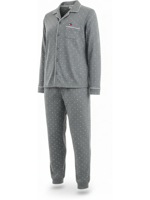 Pijama hombre polar abotonado lunares ozabi - Kiabi