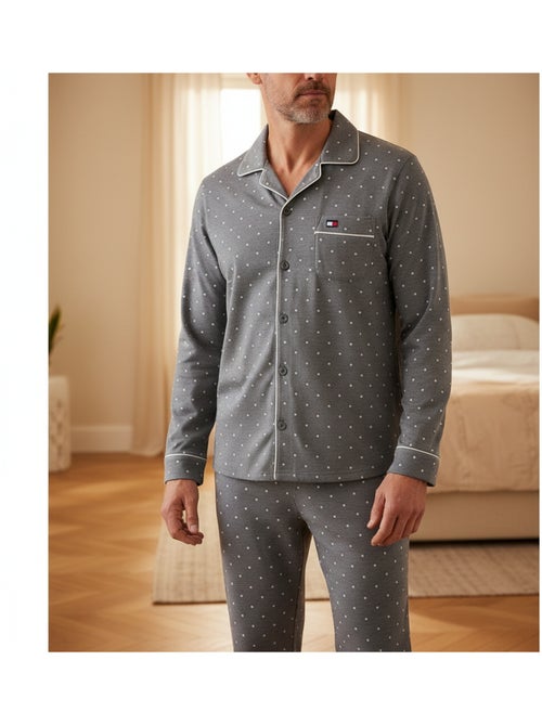 Pijama hombre polar abotonado lunares ozabi - Kiabi