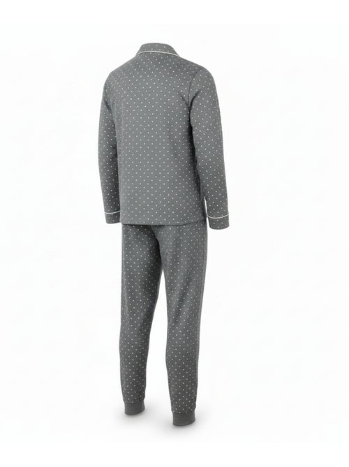 Pijama hombre polar abotonado lunares ozabi - Kiabi