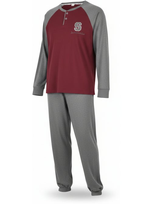 Pijama hombre polar bicolor ozabi sweet secret club - Kiabi