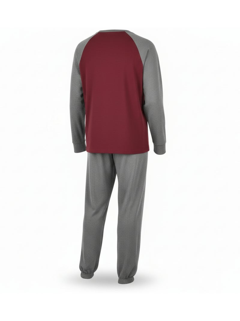 Pijama hombre polar bicolor ozabi sweet secret club Burdeos - Kiabi