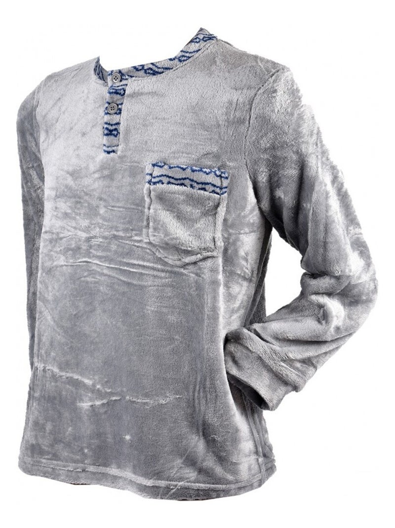 Pijama Hombre POLAR ECO Gris - Kiabi