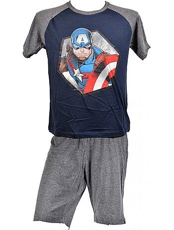 Pijama Hombre SUPERHÉROES en Algodón - Calidez, Suavidad y Confort -