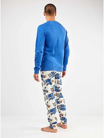 Pijama hombre Tom and Jerry en tejido punto con algodón