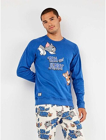 Pijama hombre Tom and Jerry en tejido punto con algodón