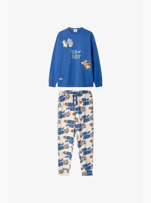 Pijama hombre Tom and Jerry en tejido punto con algodón - Kiabi