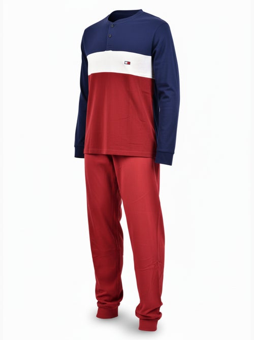 Pijama Hombre Tricolor Microfibra Stretch C2520 - Kiabi