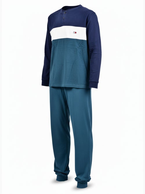 Pijama Hombre Tricolor Microfibra Stretch C2520 - Kiabi