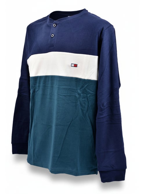 Pijama Hombre Tricolor Microfibra Stretch C2520 - Kiabi