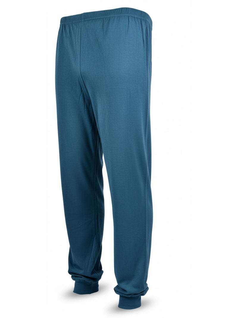 Pijama Hombre Tricolor Microfibra Stretch C2520 Verde - Kiabi