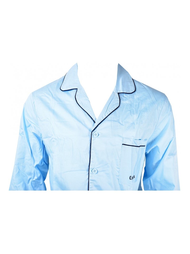 Pijama Hombre USHUAIA Azul Azul cielo - Kiabi