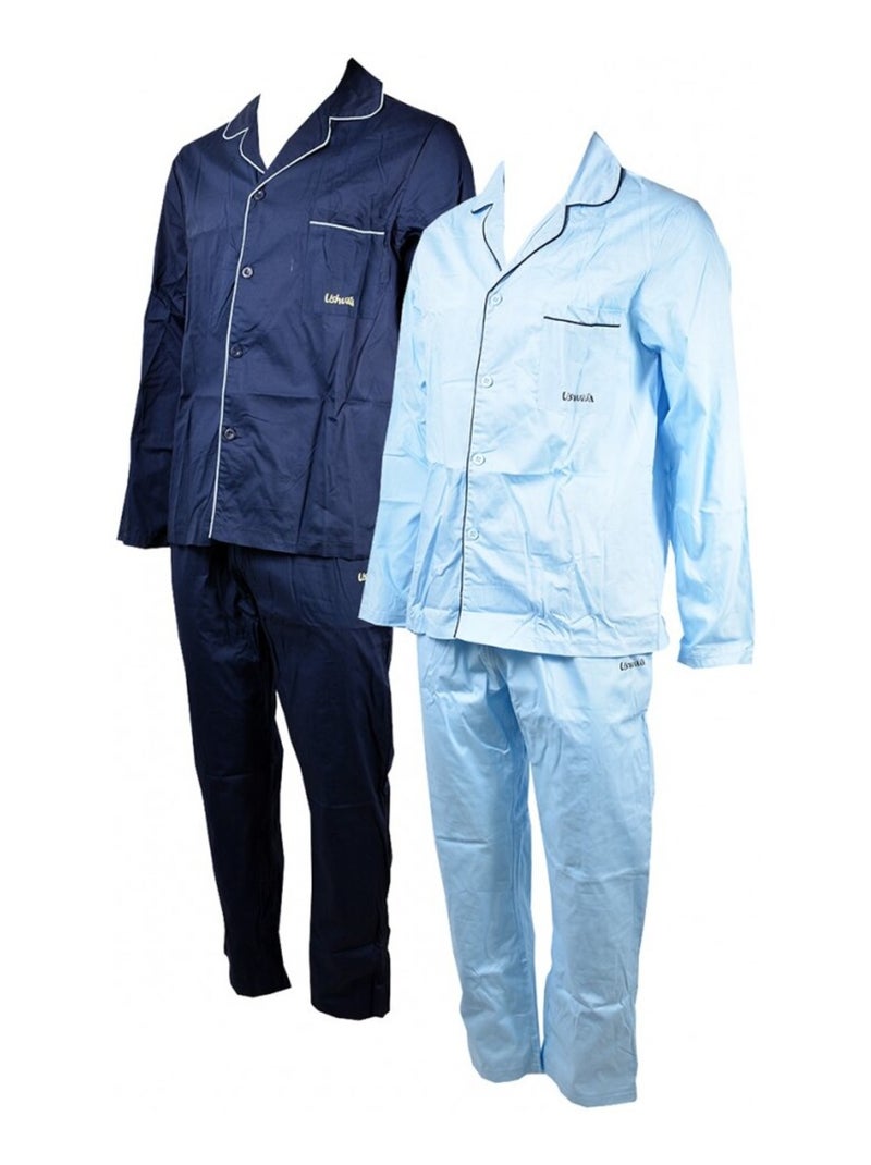 Pijama Hombre USHUAIA Azul Azul cielo - Kiabi