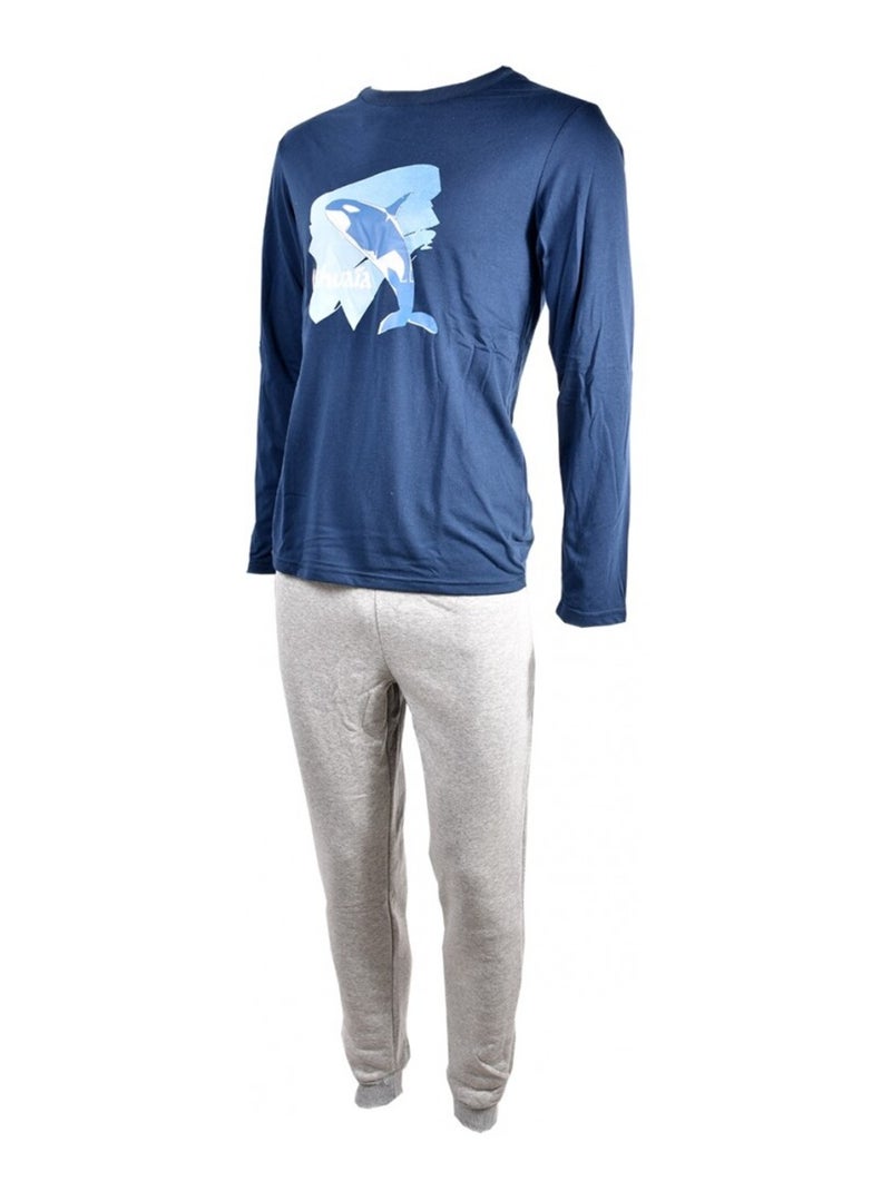 Pijama Hombre USHUAIA Azul marino - Kiabi