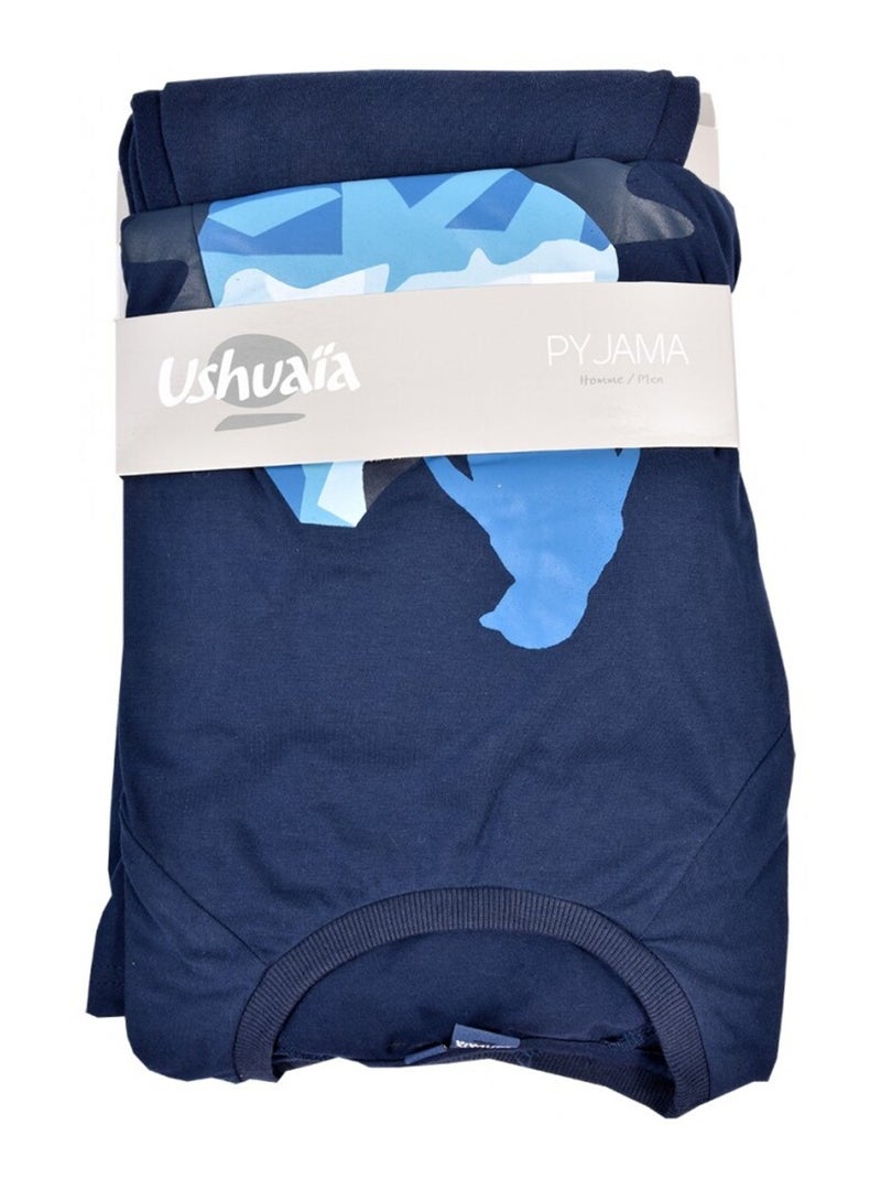 Pijama Hombre USHUAIA Azul marino - Kiabi