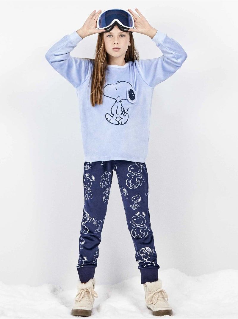 Pijama infantil unisex snoopy Azul - Kiabi