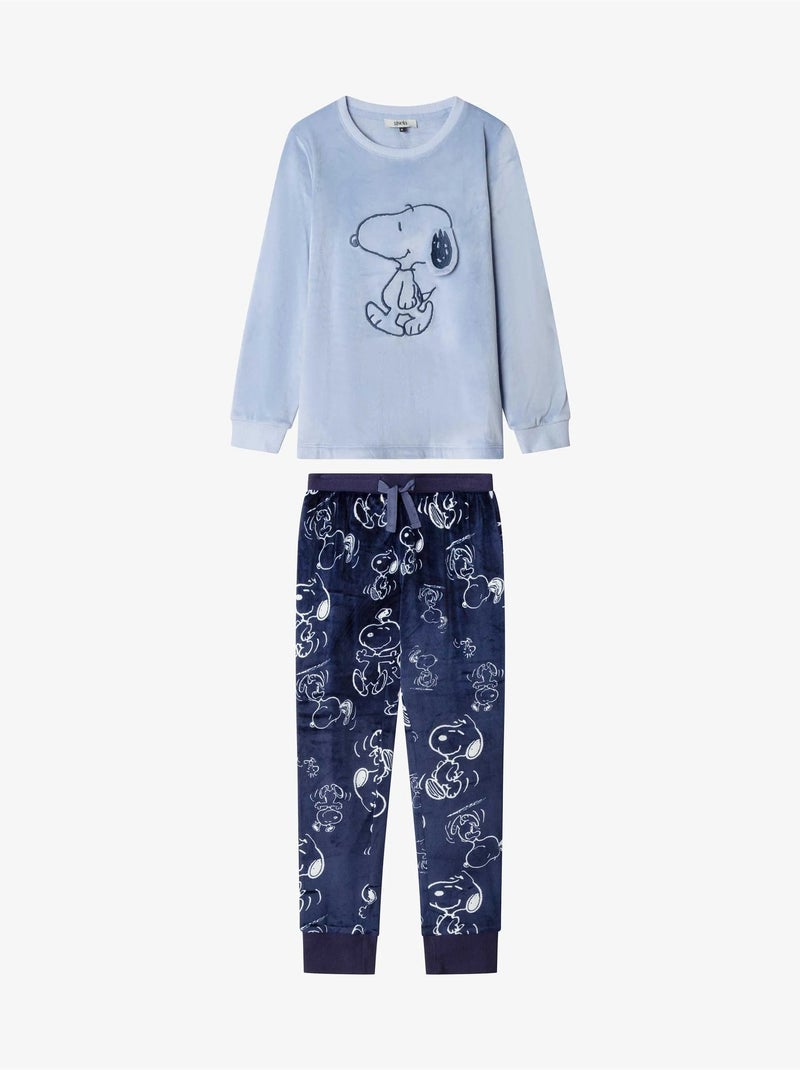 Pijama infantil unisex snoopy Azul - Kiabi
