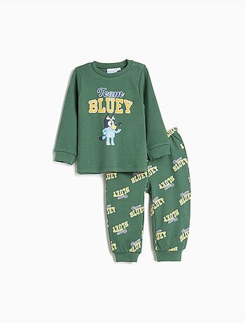 Pijama interlock 'bluey', mo fashion
