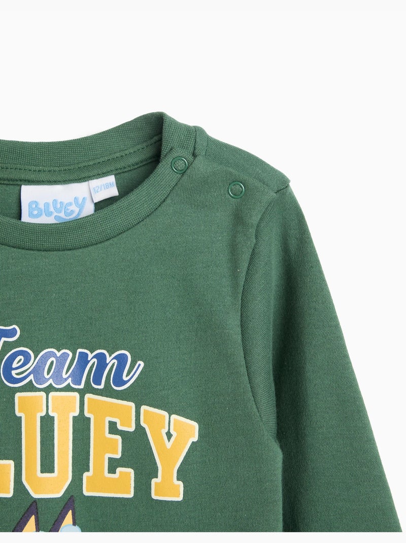 Pijama interlock 'bluey', mo fashion Verde - Kiabi