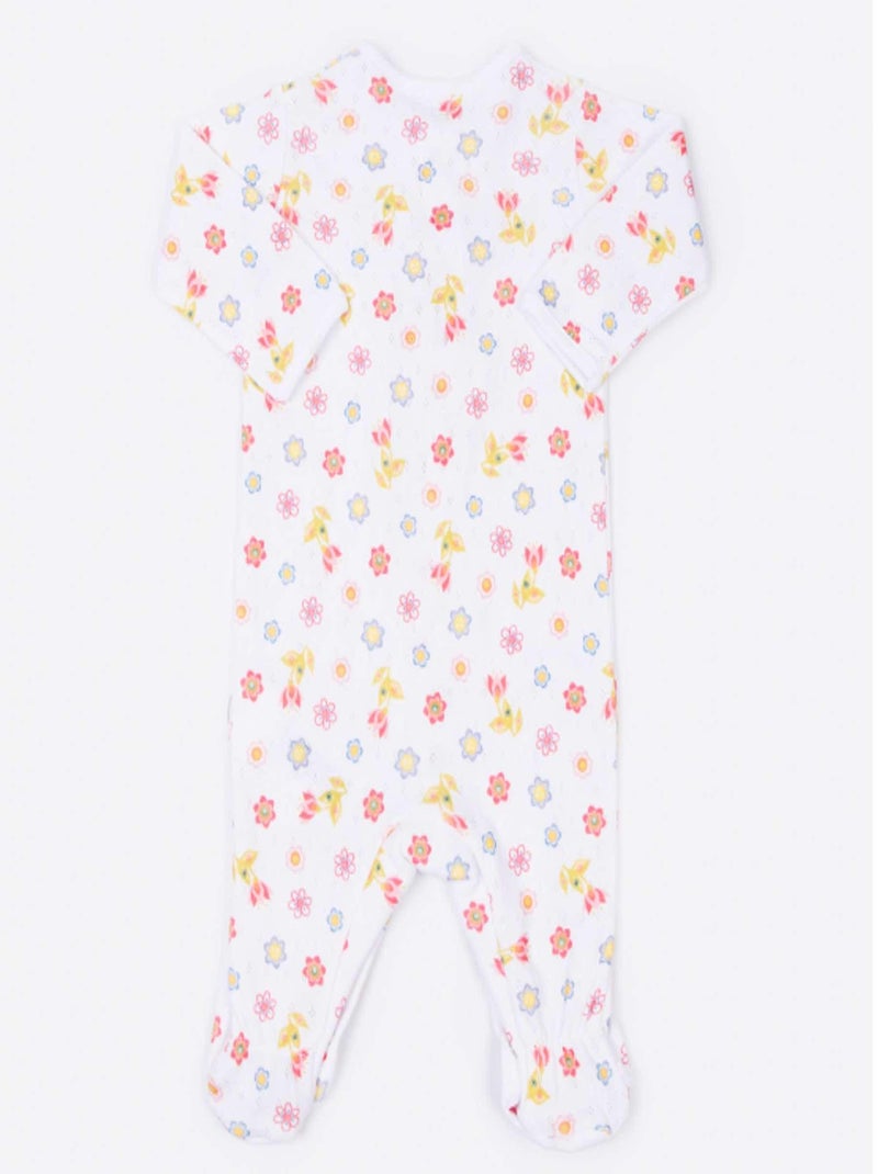 Pijama jacquard de algodón ecológico, iris | Kitikate Multicolor - Kiabi