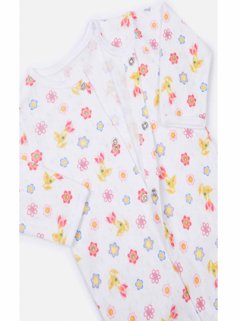 Pijama jacquard de algodón ecológico, iris | Kitikate Multicolor - Kiabi