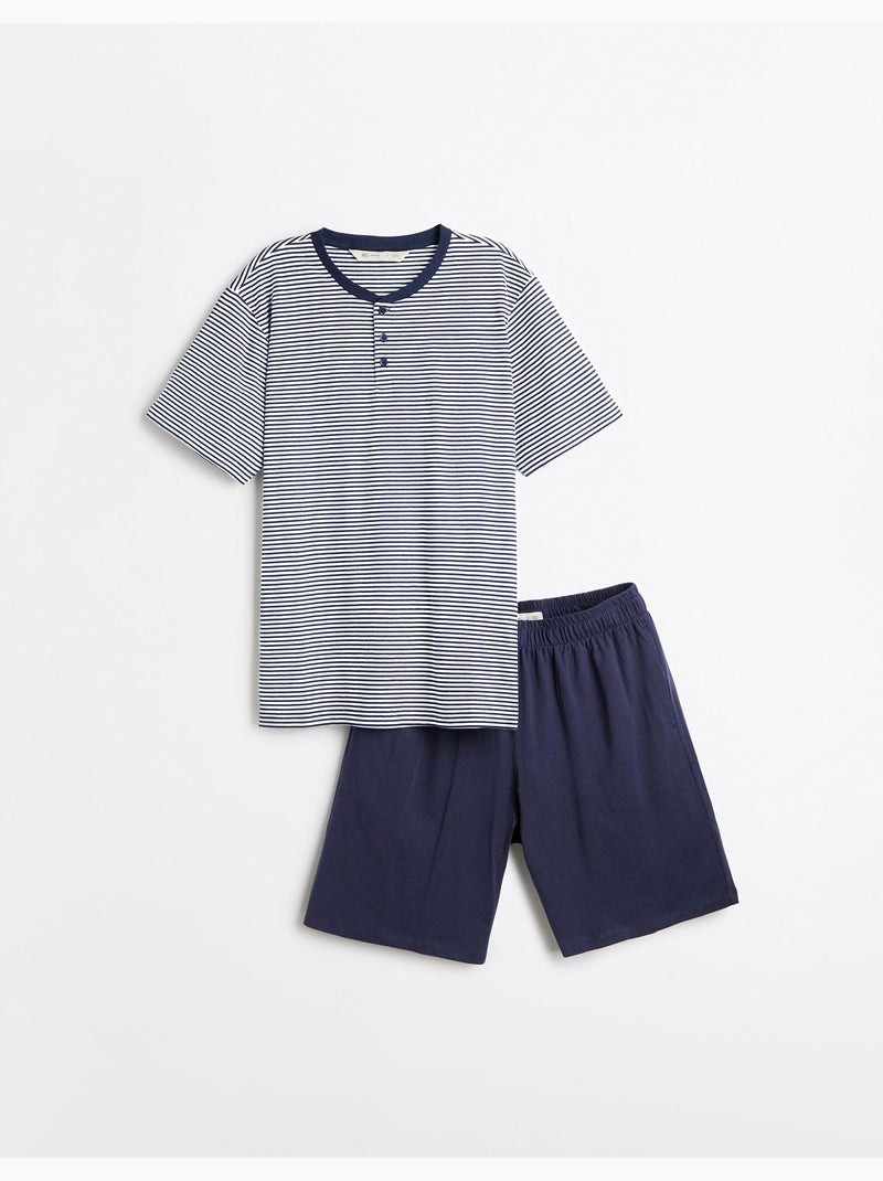 Pijama jersey, MO Fashion Azul - Kiabi