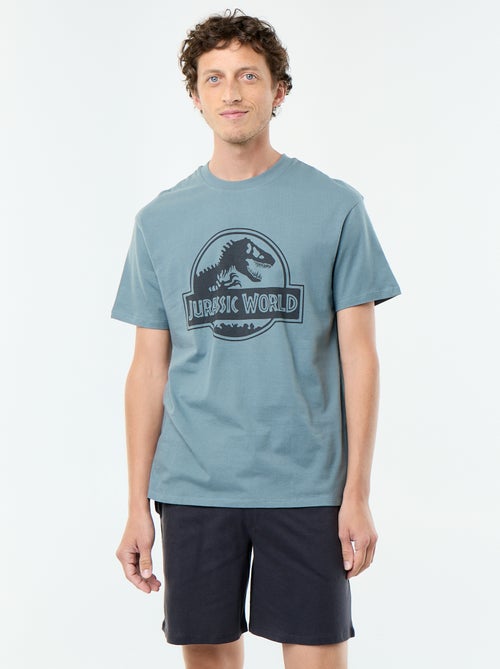 Pijama 'Jurassic Park' camiseta + pantalón corto - 2 piezas - Kiabi