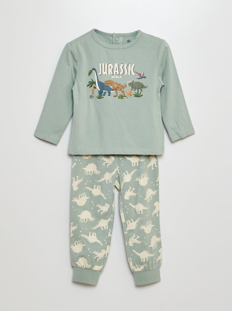 Pijama 'Jurassic World' - 2 piezas VERDE - Kiabi