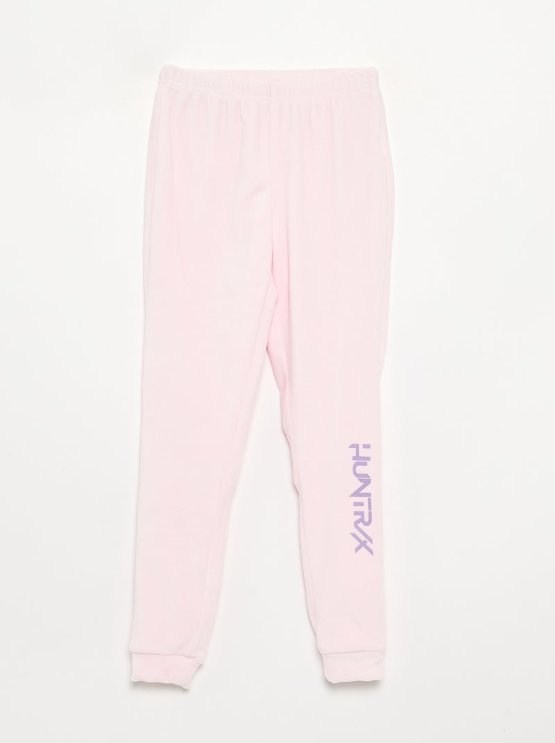 Pijama 'KPop Demon Hunters' 2 piezas - Camiseta de manga larga + pantalón Rosa - Kiabi