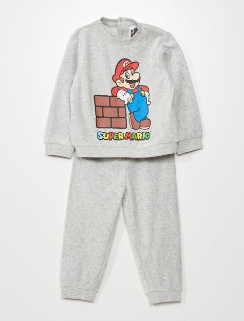 Pijama largo - Estampado de 'Mario' - 2 piezas - Kiabi