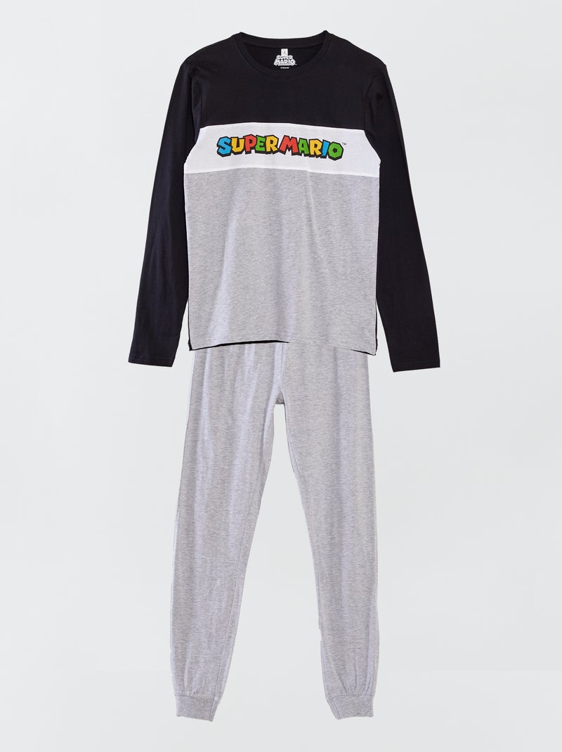 Pijama largo - 'Super Mario' - 2 piezas BLANCO - Kiabi