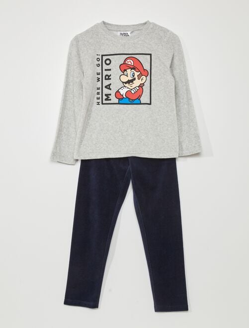 Pijama largo - 'Super Mario' - 2 piezas - Kiabi