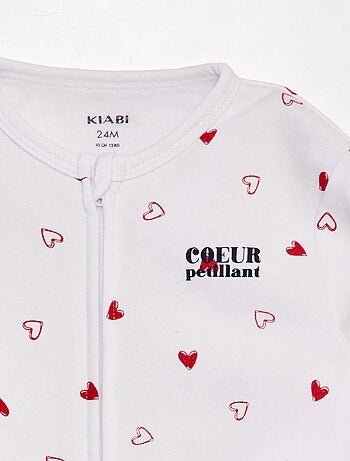 Pijama largo abrigado 'Amour'