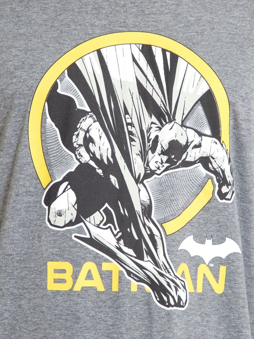 Pijama largo 'Batman' - 2 piezas gris - Kiabi