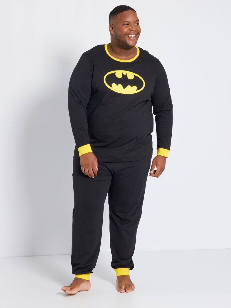 Pijama largo 'Batman' - 2 piezas - NEGRO - Kiabi -